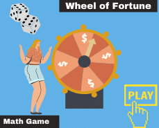 2 digit subtraction wheel of fortune game